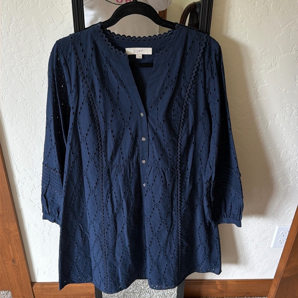 Loft Eyelet Dress